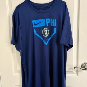 Nike Navy Blue Phillies Graphic Tee